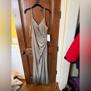Revelry Metallic Gold Wedding Dress